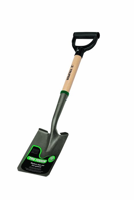 Truper 31201 Tru Pro 29-Inch Square Point Shovel with Fiberglass D-Handle N6