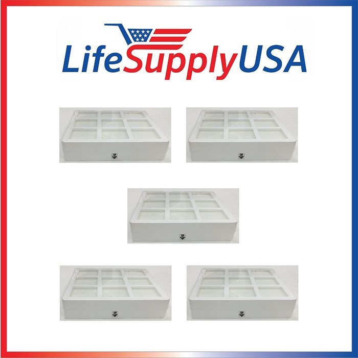 5 Pack Replacement Filter Designed to fit IQ AIR Pre Max Filter F8 iqair premax 102 10 10 00 by LifeSupplyUSA