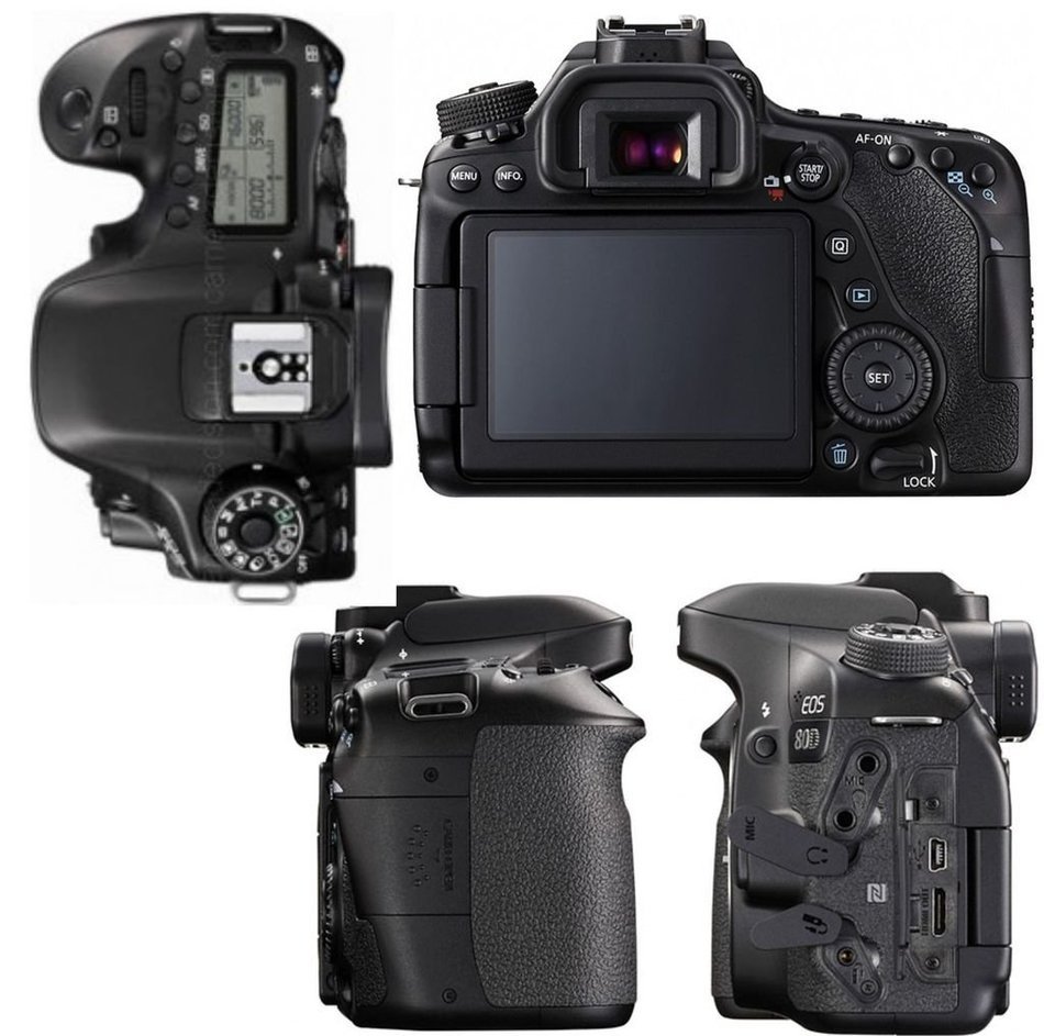 Canon EOS 80D + Canon EF-S 18-135mm f/3.5-5.6 IS USM Lens + 2 32GB Transcend SD Memory Cards + Spare LP E6 + LED... N3