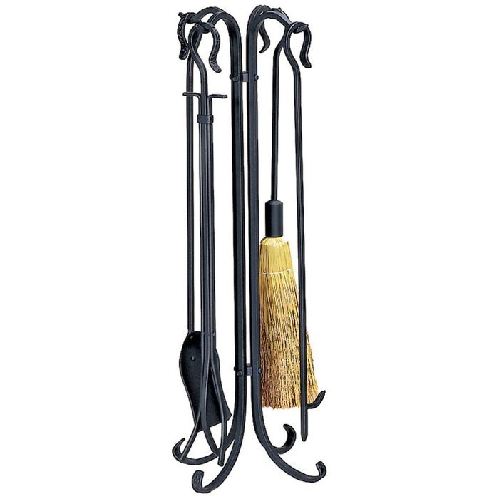 Uniflame, F-1648, 5 Pc Bronze Heavy Weight Rustic Fireset