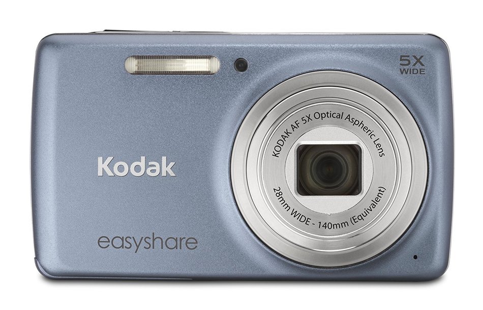 Kodak EasyShare M552 14 MP Digital Camera with 5x Optical Zoom and 2.7-Inch LCD - BlueGray N2