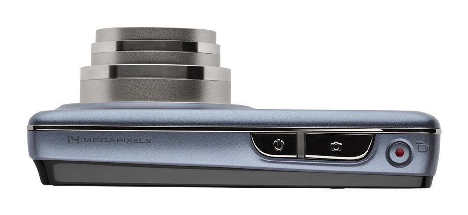 Kodak EasyShare M552 14 MP Digital Camera with 5x Optical Zoom and 2.7-Inch LCD - BlueGray N4