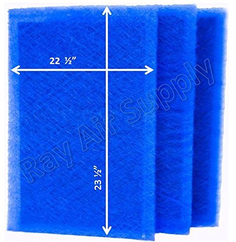 Dynamic Air Cleaner Replacement Filter Pads 25 x 25 Refills (3 Pack)
