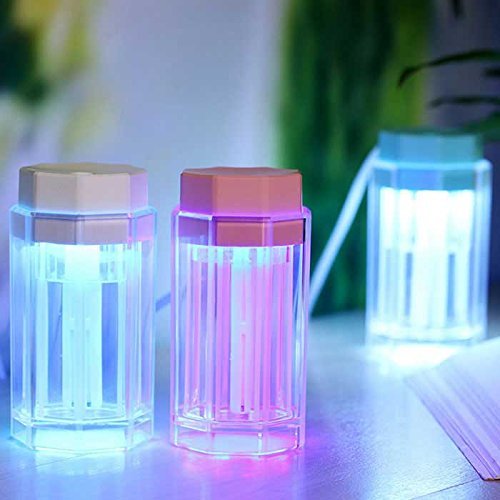 Gefee USB Powered 7 Colour Light Touch Humidifier Exquisite 7 Colour Night Light Pure Evaporation Electrical Heating... N2