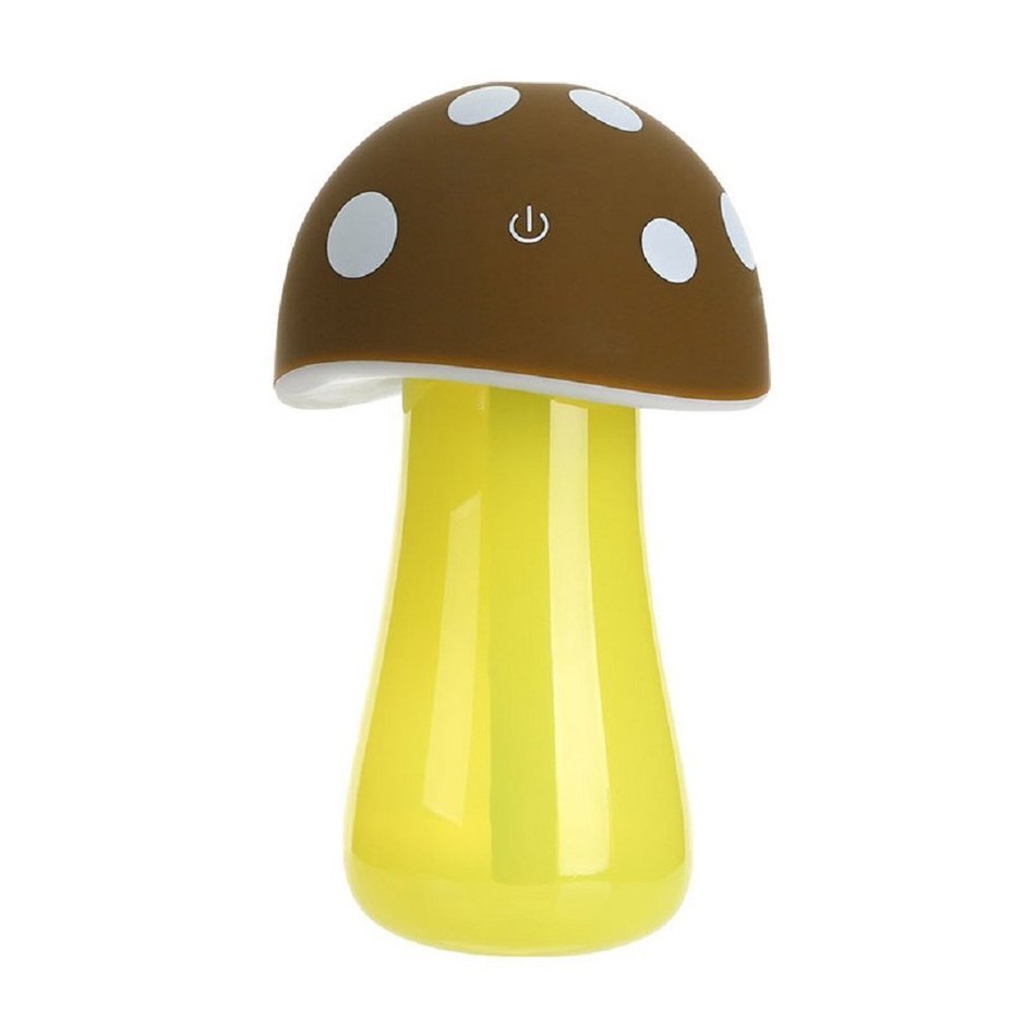 Rukiwa Home Aroma LED Humidifier Mushroom Air Diffuser Purifier Atomizer New (Coffee)