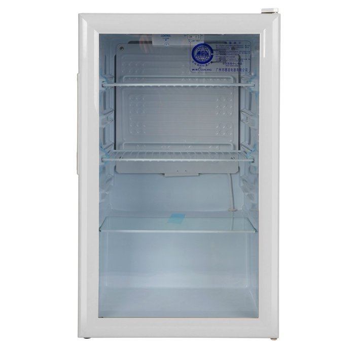 120 Liter Glass Display Showcase 1-Door Beer Soda Beverages Free Standing Upright Cooler Commercial Refrigerator... N2