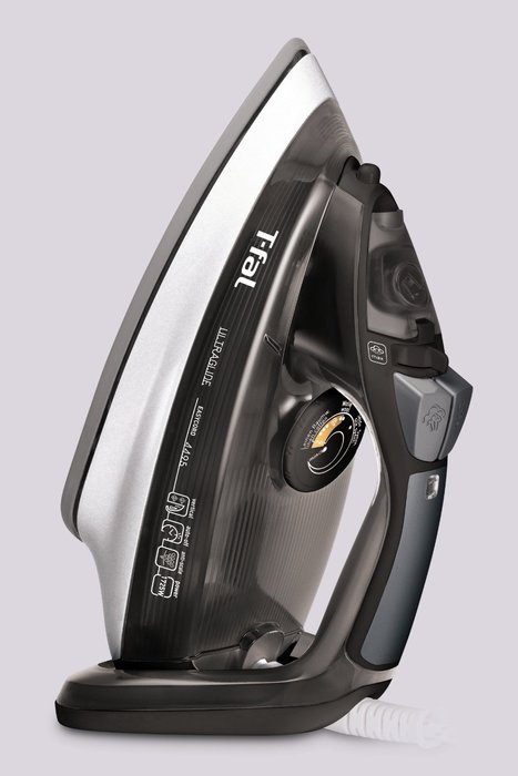 T-fal FV4495 Ultraglide Easycord Steam Iron Ceramic Scratch Resistant Non-Stick Soleplate with Auto-Off and Anti-Drip...