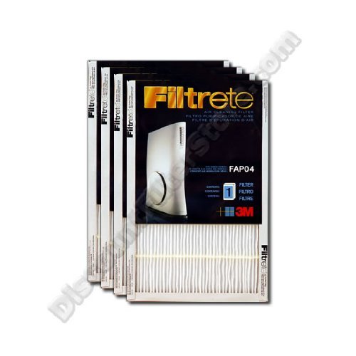 Filtrete FAPF04-4 Ultra Slim Air Purifier Replacement Filter (4-Pack)