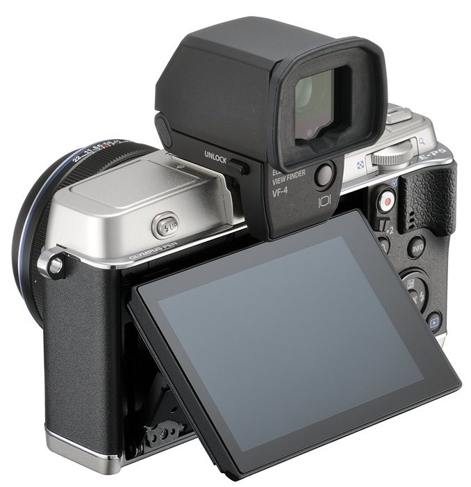 Olympus E-P5 16.1 MP Mirrorless Digital Camera with 3-Inch LCD and 17mm f/1.8 lens (Silver with Black Trim) N12