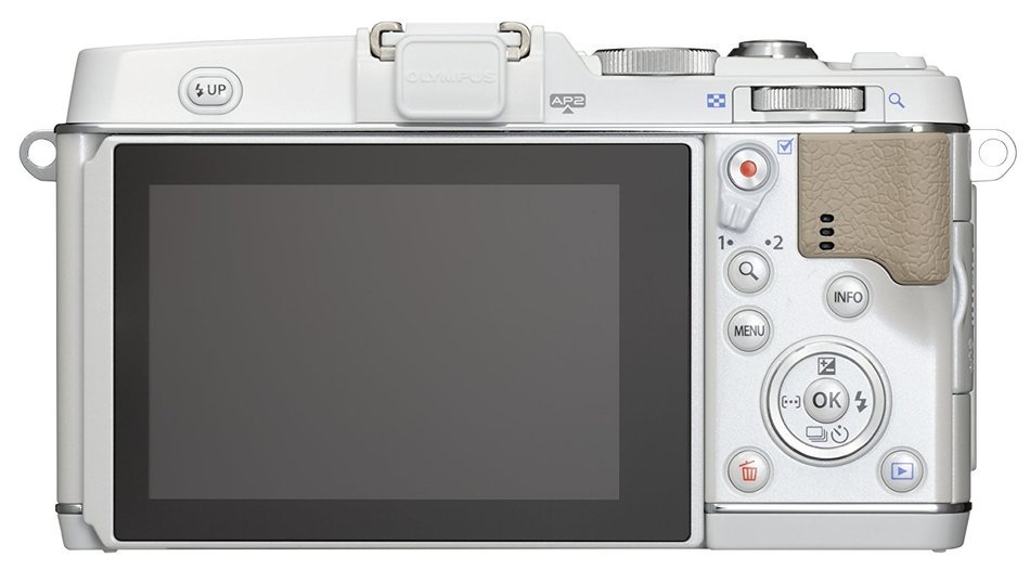 Olympus E-P5 16.1 MP Mirrorless Digital Camera with 3-Inch LCD and 17mm f/1.8 lens (Silver with Black Trim) N13