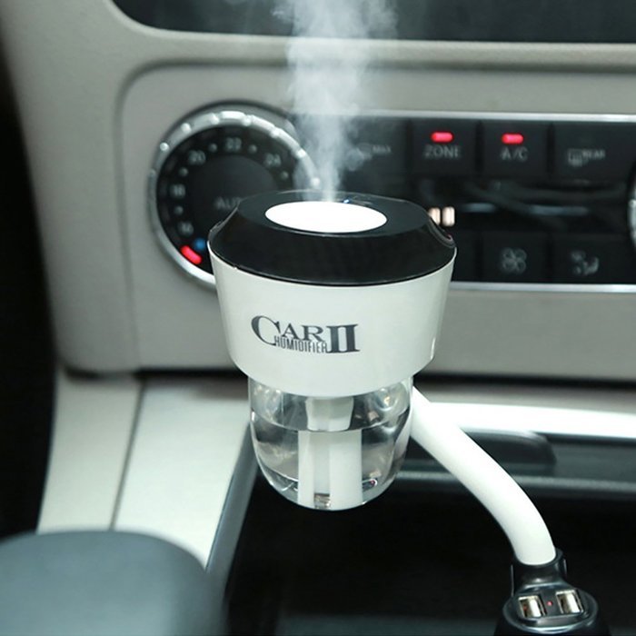 CODE Car Humidifier With USB Charger,Mini Auto Car Air Humidifier and Aromatherapy Essential Oil Car Diffuser... N4