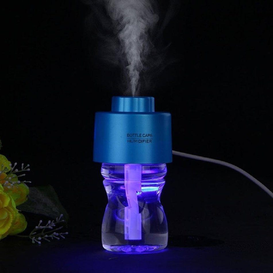 Leewa Portable Mini Bottle Cap Air Humidifier For Office Home , Travel N4