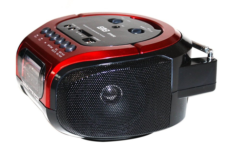 EMB Eps450 Sd/Mp3/Usb/Pc Portable Boombox Red N2