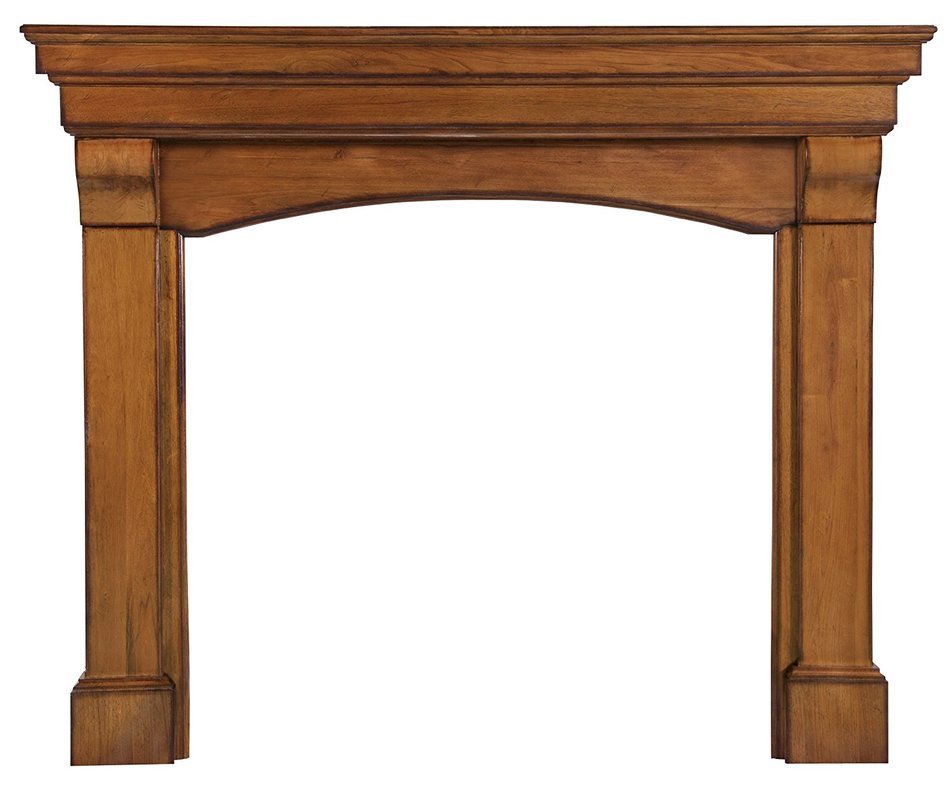 Pearl Mantels 195-48 Blue Ridge Fireplace Mantel, Unfinished with 48-inch Interior Opening N2