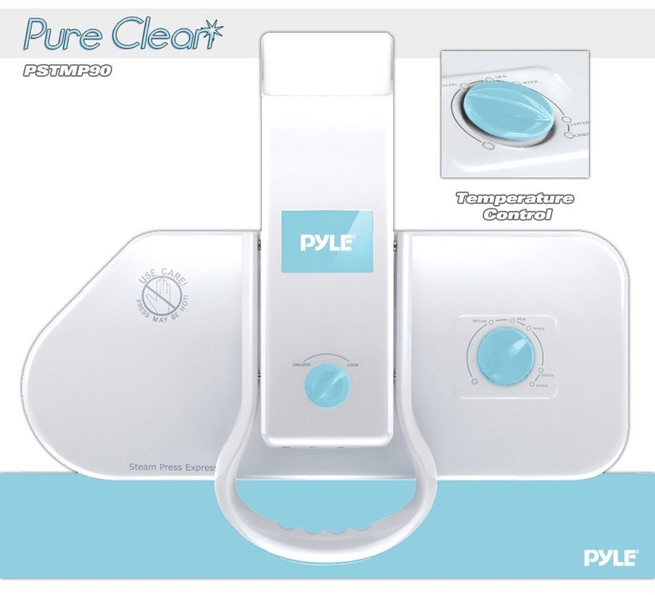 Pyle PSTMP95 Pure Clean Digital Control Table Top Steam Press with Steam Burst Function, Large Ironing Surface... N8