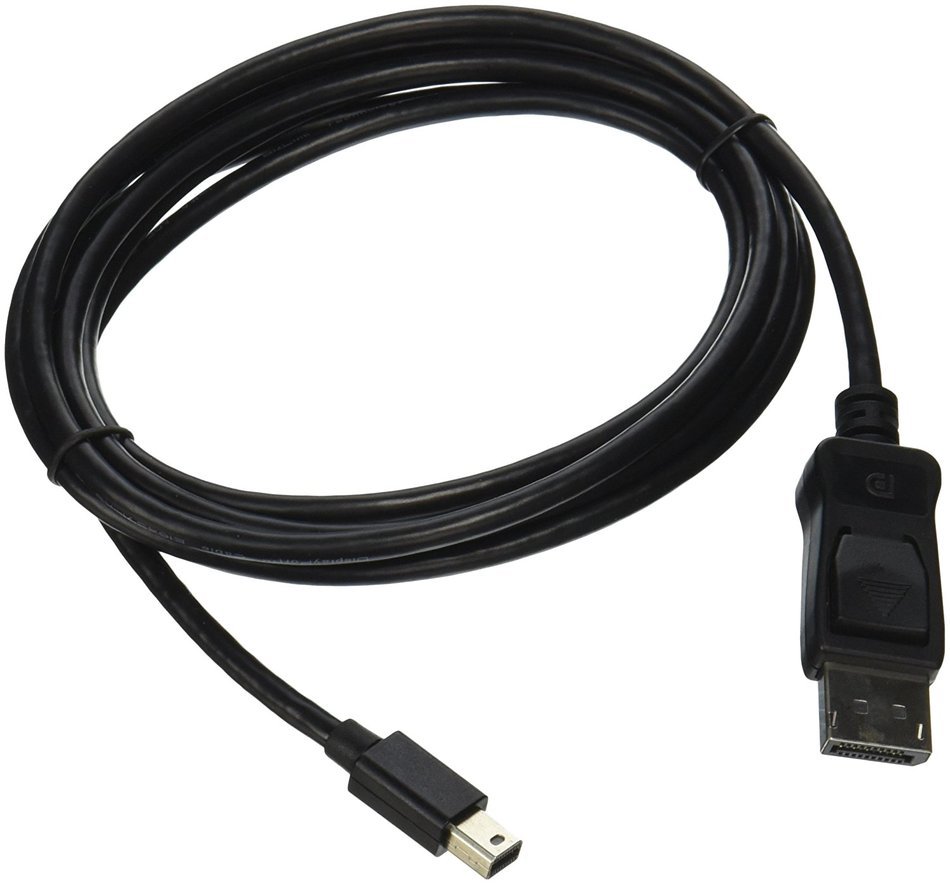 Accell B143B-003J UltraAV Mini DisplayPort to DisplayPort 1.2 Cable with Latch - 3.3 Feet (1 Meter), White N2