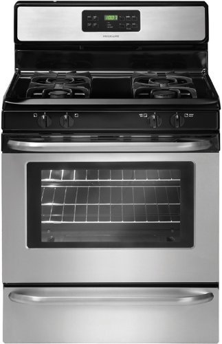 Frigidaire FFGF3053LS 30" Freestanding Gas Range with 4 Sealed Burners, 5.0 cu. ft. in Stainless Steel