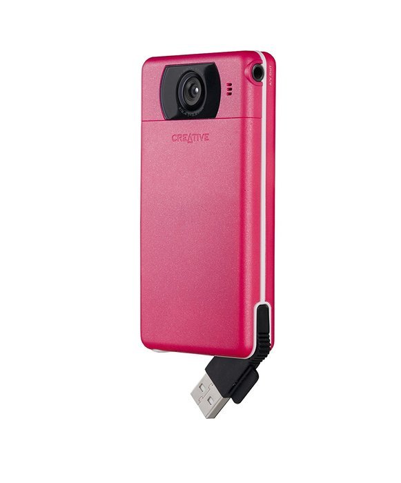 Creative Labs Vado Pocket Video Camcorder (Silver) OLD MODEL (Discontinued by Manufacturer) N4