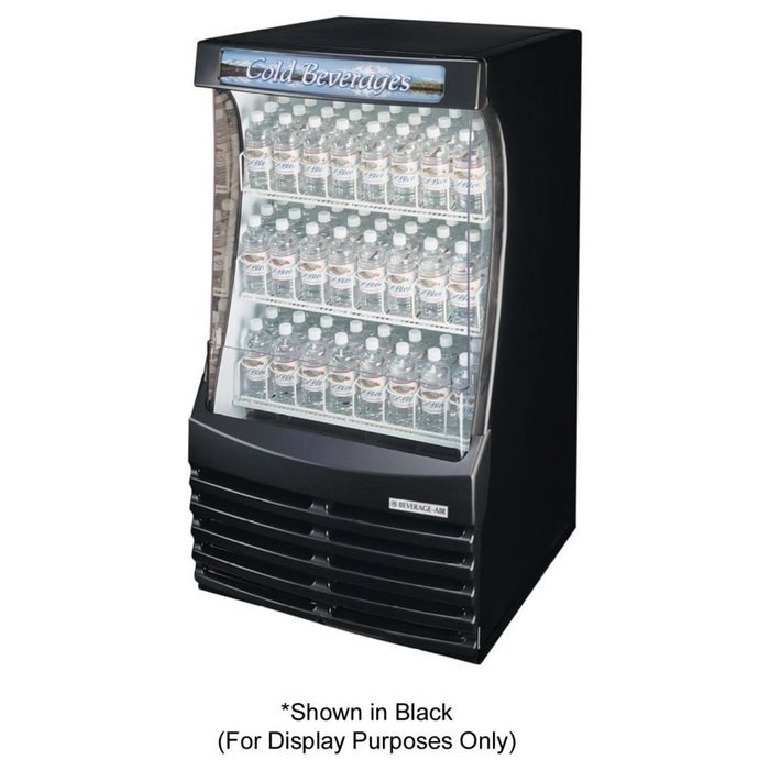 Beverage-Air BZ13-1-W 30" White Breeze Open Display Case 13 Cu. Ft.