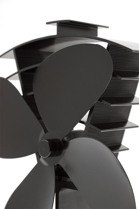 Valiant FIR362 Ventum 2 Heat Powered Stove Fan, Satin Black N2