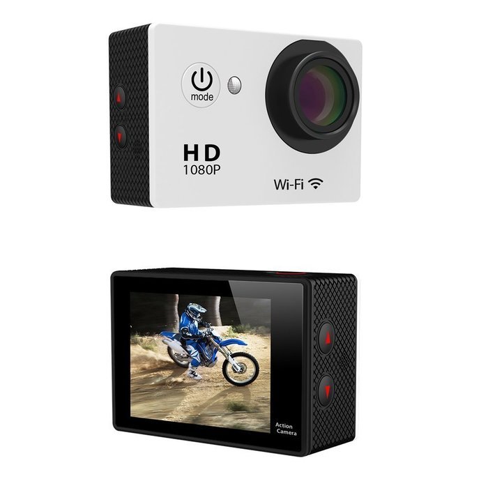4K Ultra HD Wifi & HDMI Action Sports Camera Sport DV Dual LCD Screens & Waterproof Wrist Remote-Wifi Cam DV-Wrist... N15