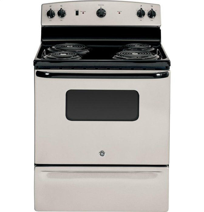 GE GIDDS-632101 30" 5 cu. ft. Free-Standing Electric Range, Silver N3