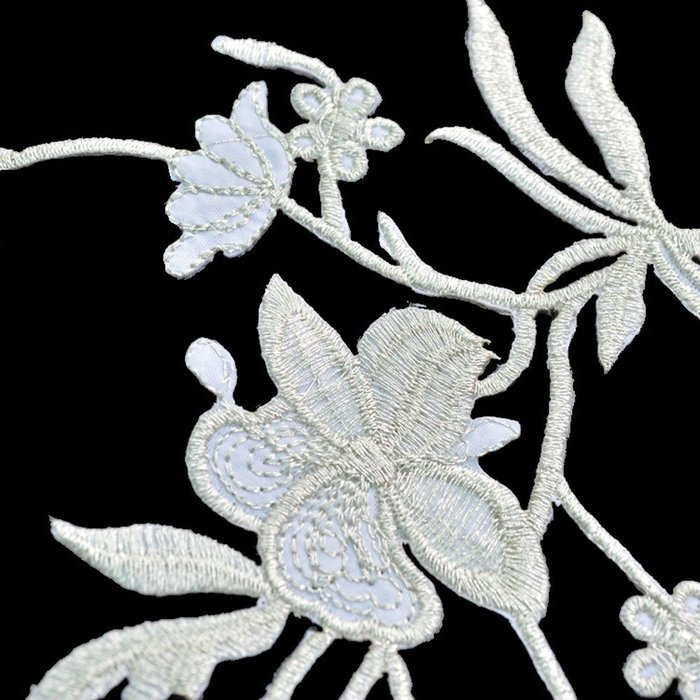 1 Pcs Cheongsam embroidered patches decorative accessories (Golden) N3