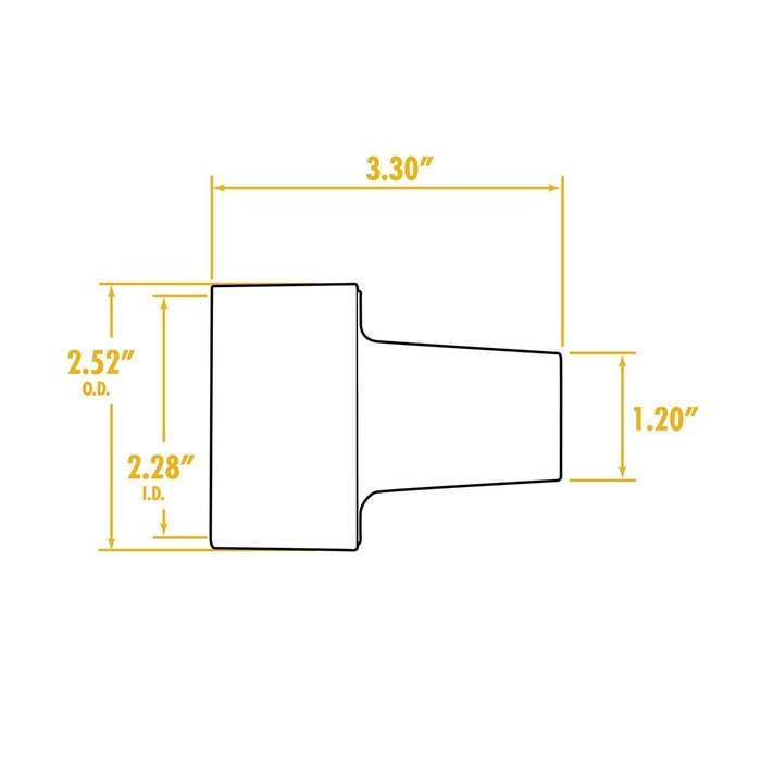 WORKSHOP Wet Dry Vacuum Adapter WS25011A 2-1/2-Inch To 1-1/4-Inch Universal Shop Vacuum Hose Adapter for Shop... N3