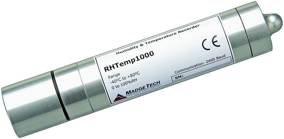 MadgeTech Rugged Humidity and Temperature Data Logger, Stand-Alone