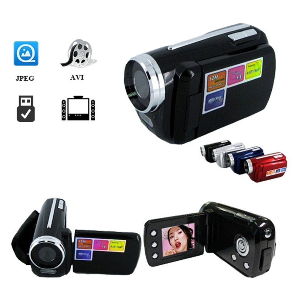 G-Anica Compact Camera HD Camcorder DVR 720p - (1.8 Screen, 4x Zoom, 720P HD Recording) Video Camera, Silver