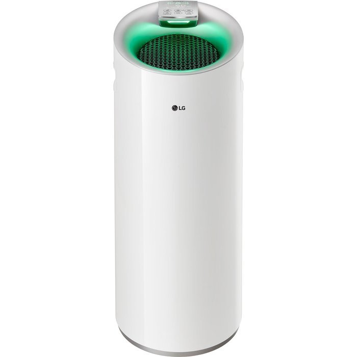 LG AS401WWA1 Puricare Tower Filter Air Purifier with Smart Air Quality Sensor & Lodecibel Operation N2