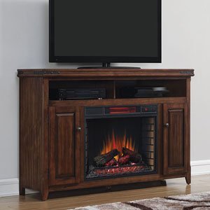 ClassicFlame Mayfield Infrared Electric Fireplace Media Console in Cherry - 28MM9644-X332