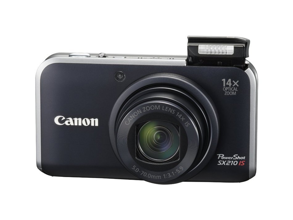 Canon PowerShot SX210IS 14.1 MP Digital Camera with 14x Wide Angle Optical Image Stabilized Zoom and 3.0-Inch...