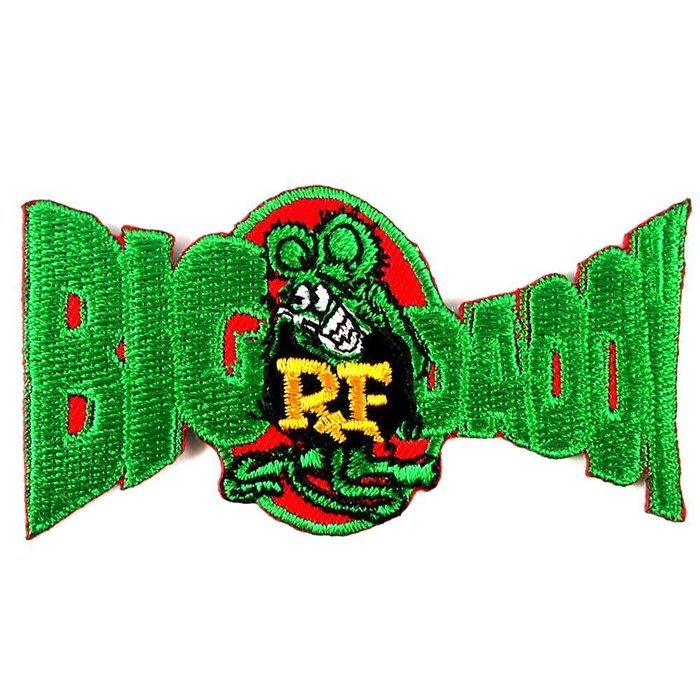 R.f. Rat Fink Big Daddy Hot Rod Logo Tab Patch Sew Iron on Embroidered Applique Sign Jackt T Shirt Costume Gift... N4