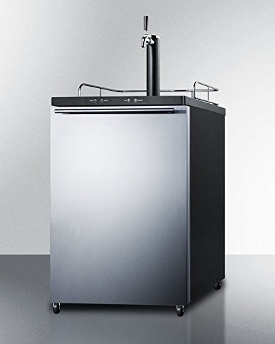 Summit SBC635MBISSHH 24" Built In Beer Dispenser with 5.6 cu. ft. Capacity Deep Chill Function Digital Thermostat... N4
