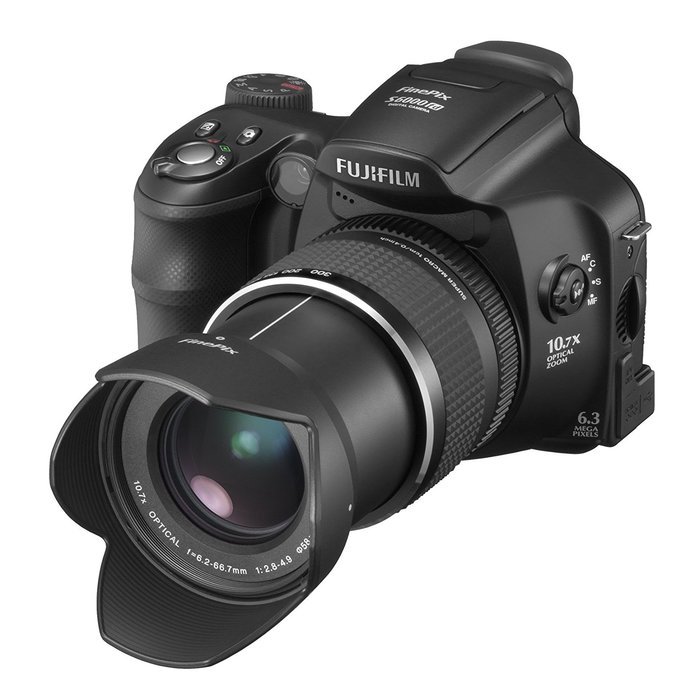 Fujifilm Finepix S6000fd 6.3MP Digital Camera with 10.7x Wide-Angle Optical Zoom with Picture Stabilization N5
