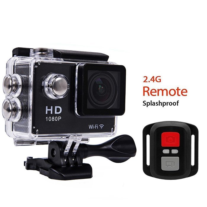 4K Ultra HD Wifi & HDMI Action Sports Camera Sport DV Dual LCD Screens & Waterproof Wrist Remote-Wifi Cam DV-Wrist... N22