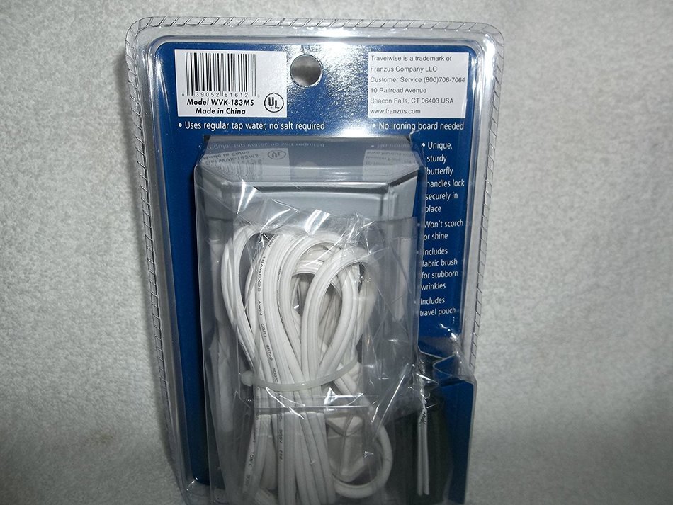 Travelwise Garment Steamer 120/240 Daul Voltage