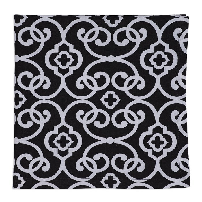 DII 100% Cotton, Basic Everyday 18x18" Buffet Napkin, Set of 6, Multi Color Zig Zag N25