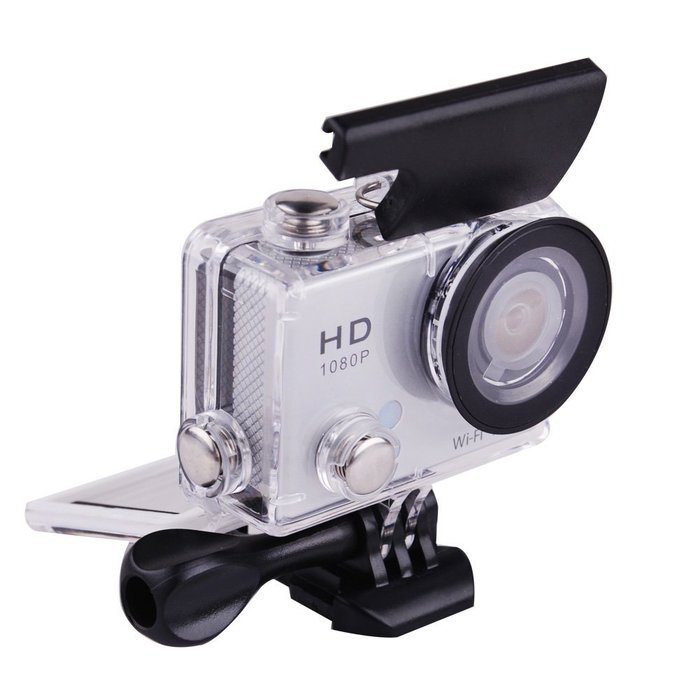 Acekool M8 Outdoor Sports WiFi Camera 1080P HD 170&deg; Wide Angle Lens WiFi Camera Silver Silver Mini Waterproof... N4