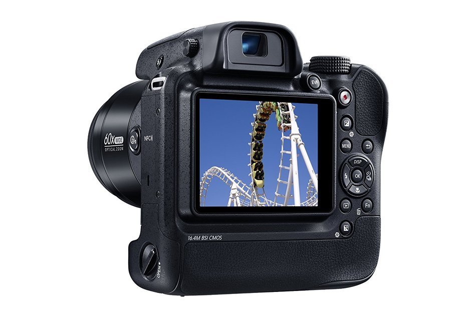 Samsung WB2200F 16.3MP CMOS Smart WiFi & NFC Digital Camera with 60x Optical Zoom, 3.0" LCD and 1080p HD Video... N10