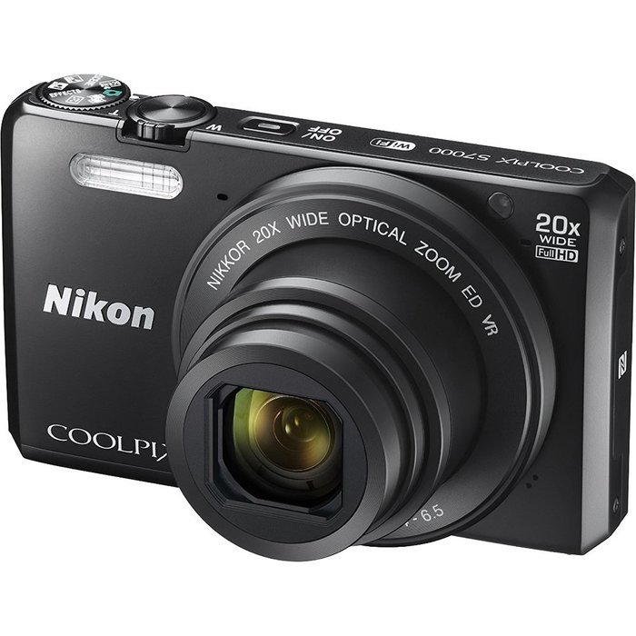 Nikon Coolpix S7000 16 MP Digital Camera with 20x Optical IS Zoom, 3-Inch LCD, Black (Certified Refurbished) N2
