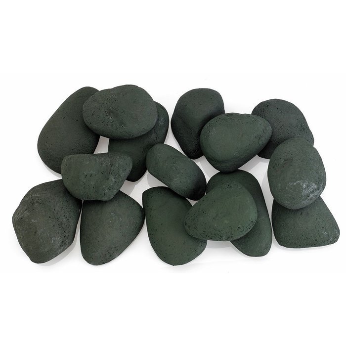 Midwest Hearth Fire Rocks | Decorative Stones for Outdoor Gas Fire Features or Indoor Gas Log Fireplaces | 15-... N2