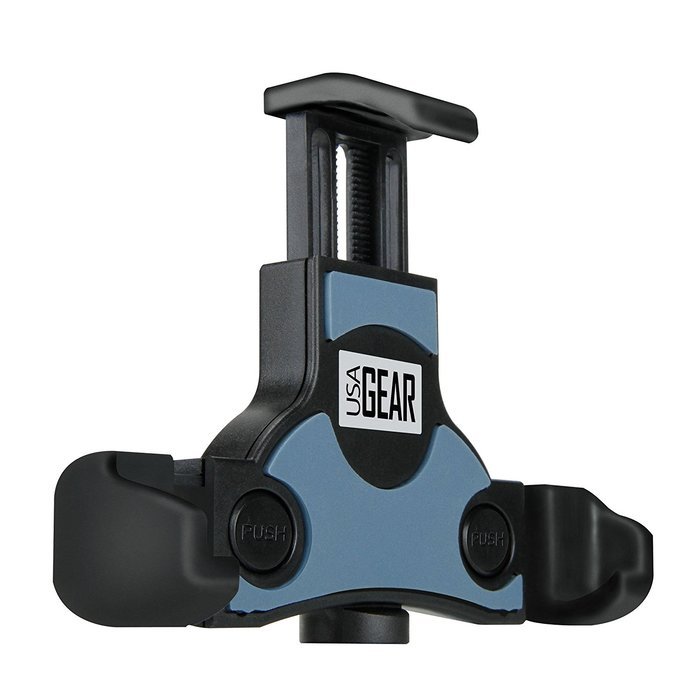 Smartphone Tripod and Action Cam Mount Adapter by USA Gear with Standard Tripod Socket and J-Hook Attachment for... N4