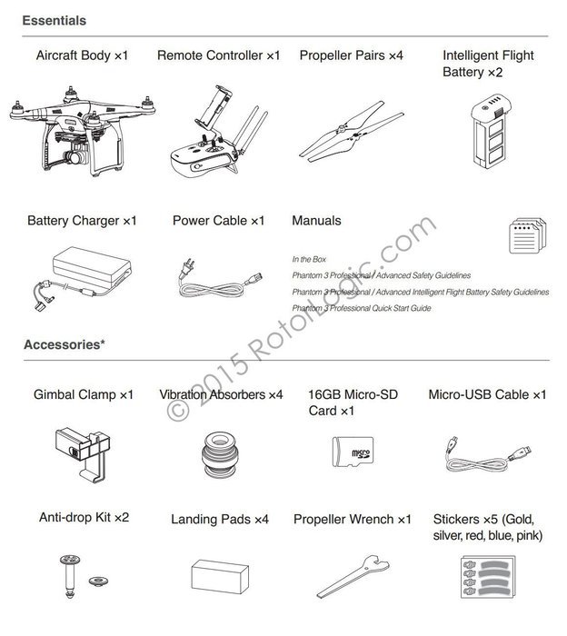 Phantom 3 Advanced with Extra Battery by DJI