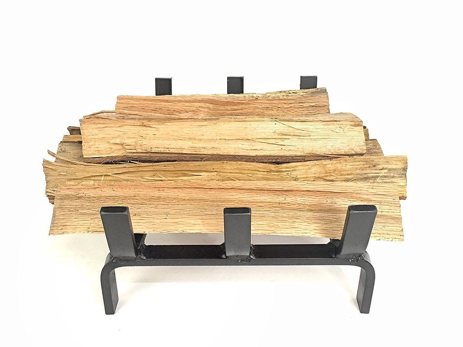 Heritage Products Heavy Duty Self-Feeding Steel Grate for Wood Stove & Fireplace - Made in the USA N2
