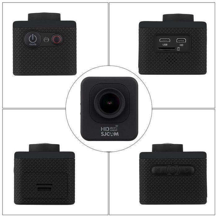 Original SJCAM M10 WIFI Cube Mini 1080P Full HD 1.5 inch Action Sport Camera Waterproof Camcorder BLACK