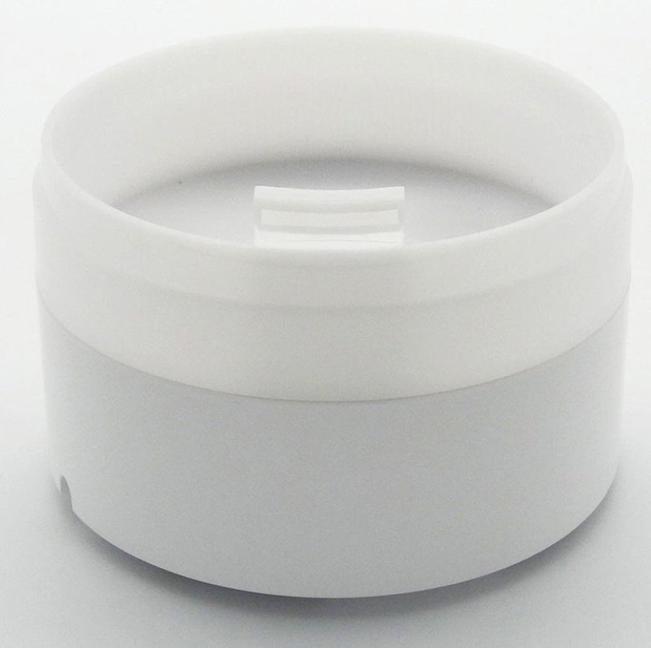 Leewa 100ml Essential Oil Diffusers Aroma Ultrasonic Cool Mist Humidifiers with PP Light - Plastic - White