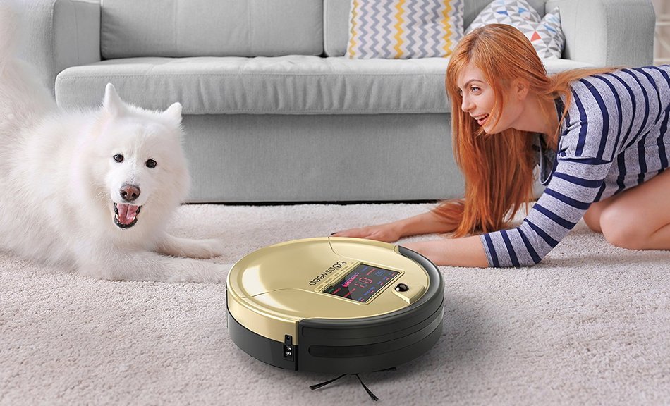 bObsweep PetHair Robotic Vacuum Cleaner and Mop, Rouge N13