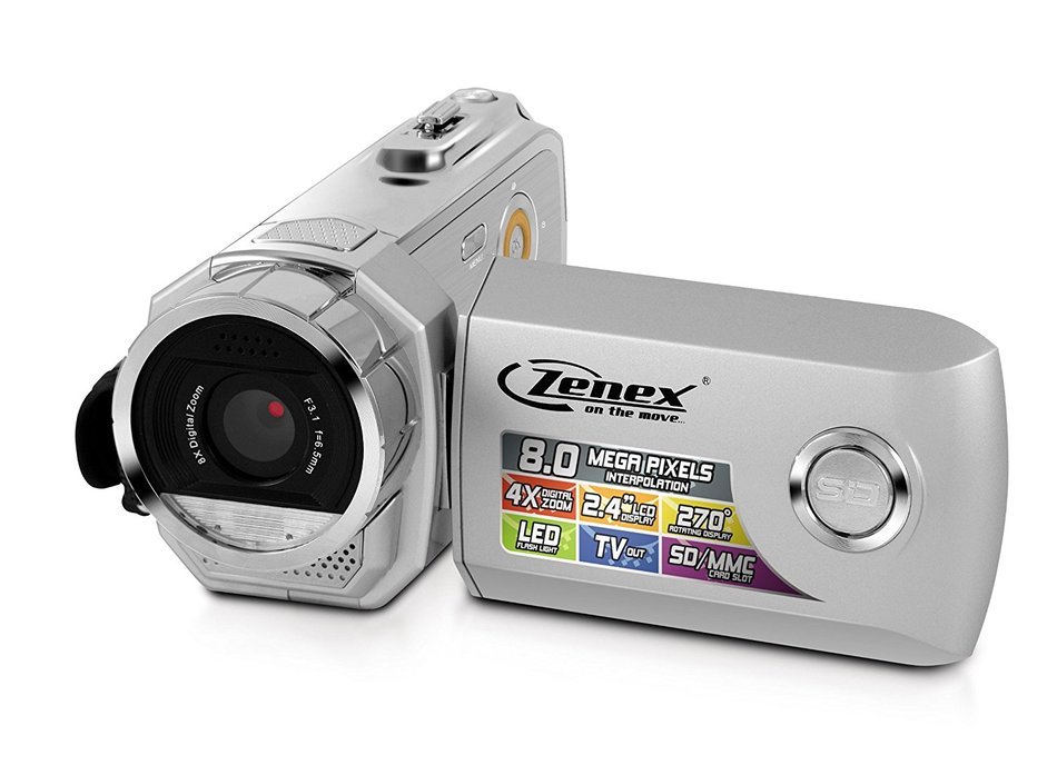 Zenex ZN-DV5280 Digital Camera with 4 x Optical Zoom and 2.4-Inch LCD Screen White N3